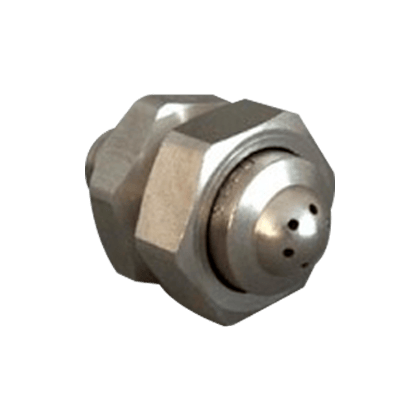 spraytech product stainless steel wide round cone under pressure nozzle setup